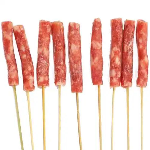 猪肉香肠小串一口肠烤手把水晶肠广腊肠100串肉丸