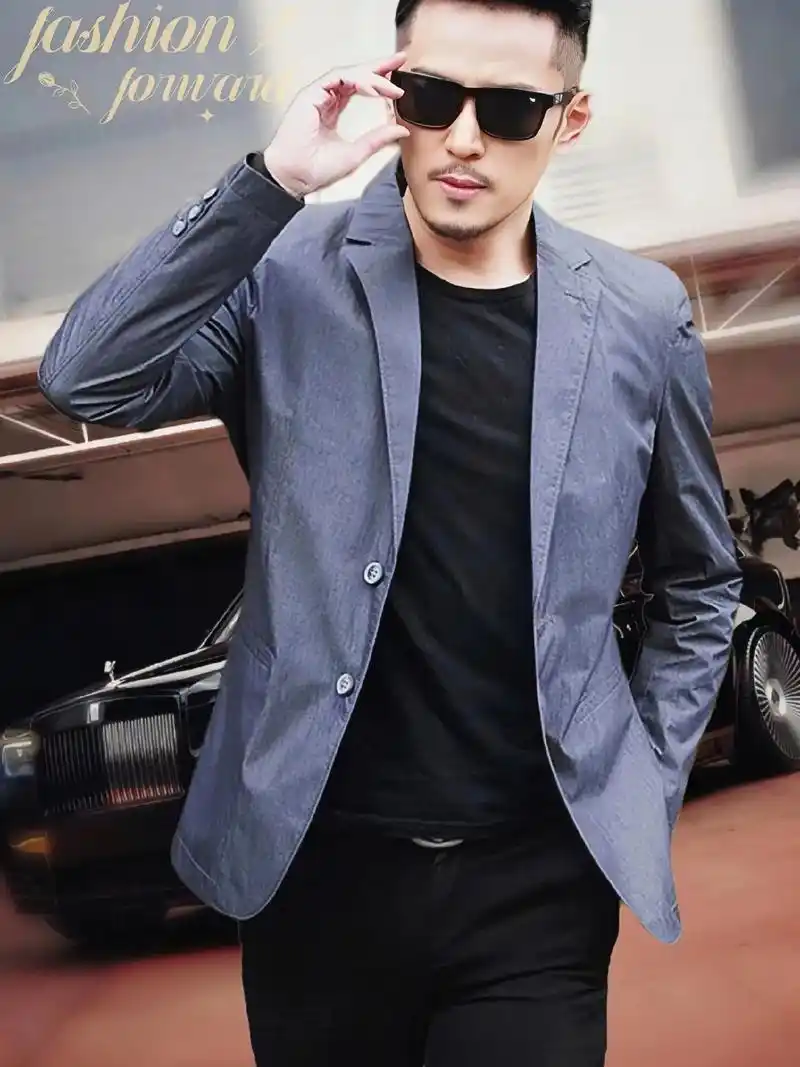 韩版薄款商务休闲西装!#上热門9778 嘿,兄弟们,春天来了, - 抖音