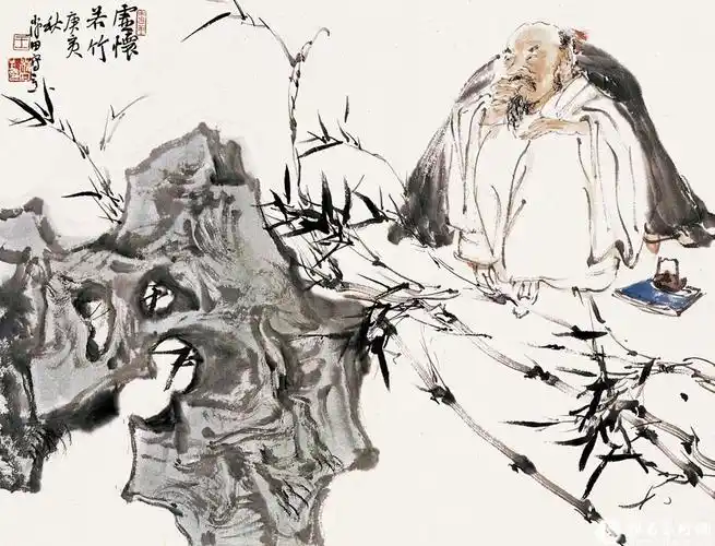 晓风柳绿_古意人物作品在线展_王淼田作品展_王淼田在线作品_王淼田