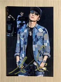 『冲冠』台湾明星签名照片24款新款jj林俊杰亲笔签名照片定妆照