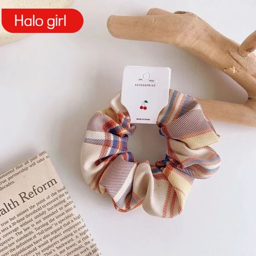 halo girlbm女孩:大肠发圈韩国网红ins森系扎头发绳jk同款melville