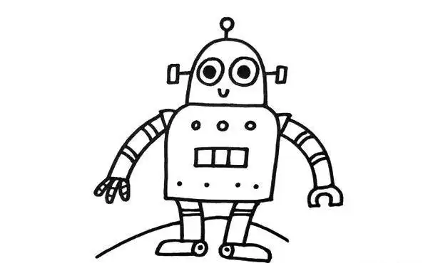 机器人怎么画