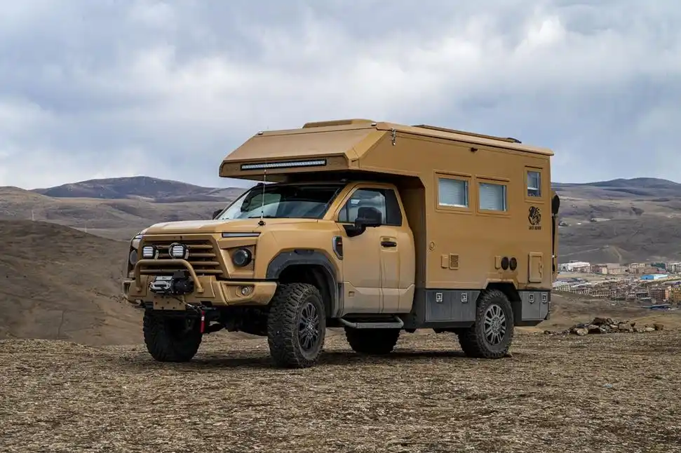 拯救五一出行!驾驶东风猛士北极侠四驱越野房车吃喝住行样样便利