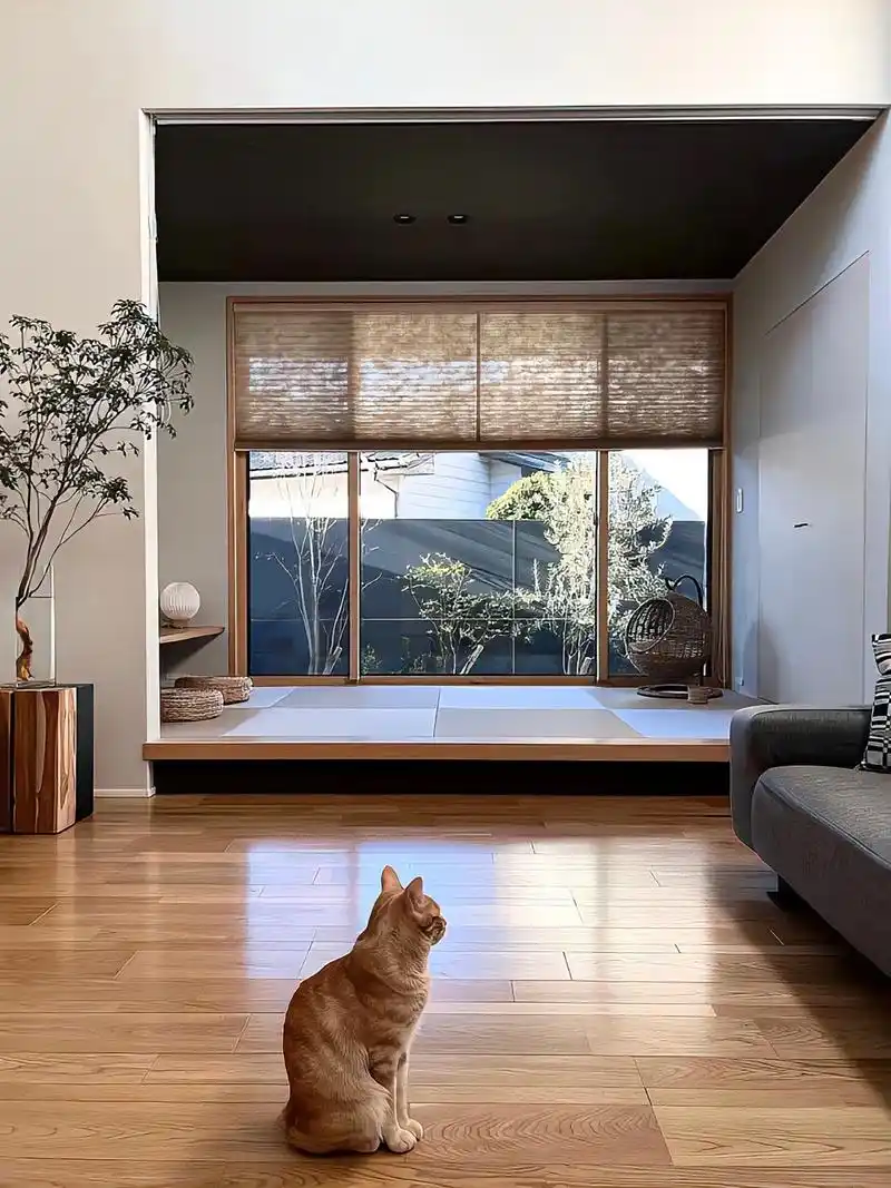 爱躺平的年轻人家里怎么少的了客厅榻榻米!