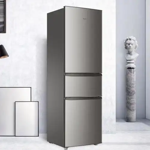 海尔三开门冰箱bcd218stps容量218l视频