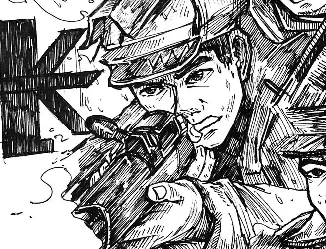 电影《长津湖》英雄绘画