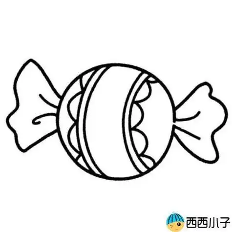 糖果简笔糖果简笔画画