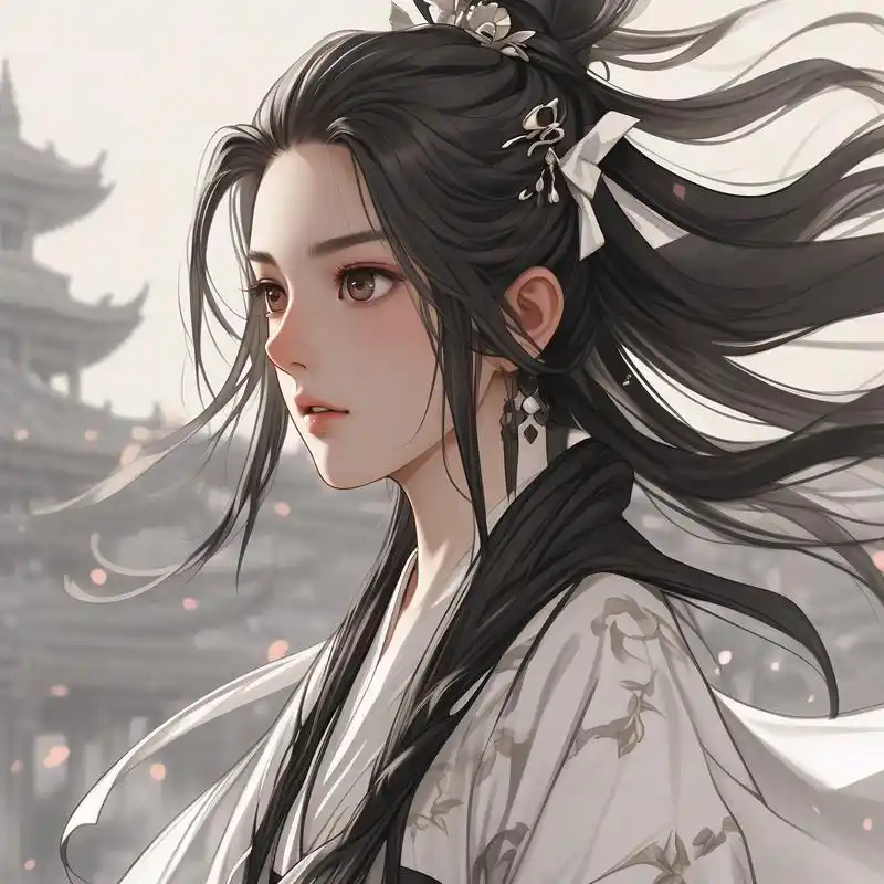 谁能拒绝这么仙气飘飘的女道士头像呢!快和姐妹一起用起来吧!93