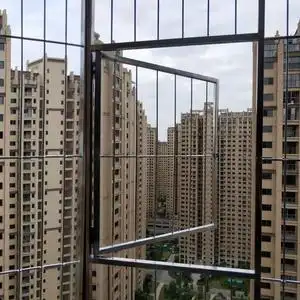 吉安隐形防护网304不锈钢防盗窗阳台防盗网5厘实心钢条可开活动窗