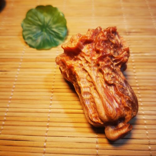 菩香阁 长白山满油全透琥珀木手串 东北红松沉香松明子手链明丁佛珠