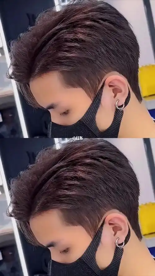 男孩子炸街必备发型港风侧背