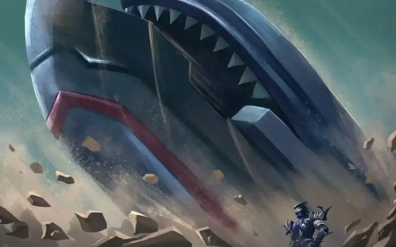 [ps板绘] 超兽武装—鲸鲨王,超兽名场面