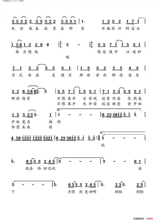 好想爱这个世界啊简谱-华晨宇演唱-裴育/华晨宇词曲1