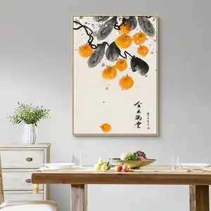 家庭餐厅墙面装饰挂画水果画