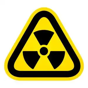 危险放射性标志照片