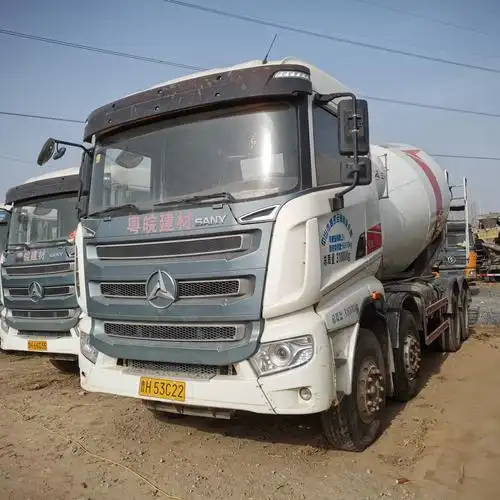 二手搅拌车 国四德龙12方搅拌车 四桥12方 二手商混搅拌罐车