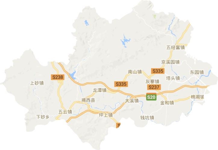 揭西县电子地图