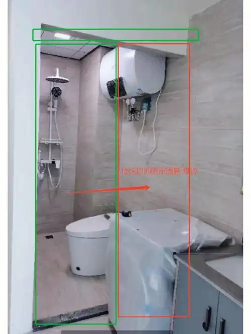 卫生间长虹超白玻璃推拉门太美了吧