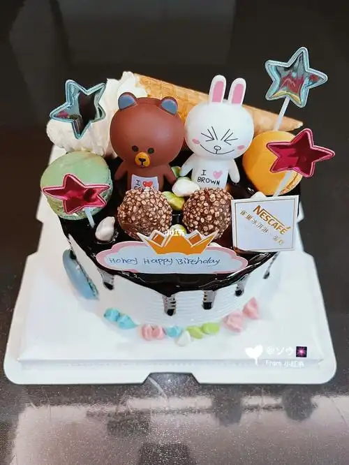 女朋友送的生日蛋糕