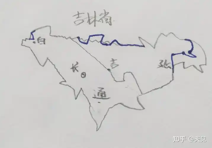 22默写行政区划轮廓图吉林省