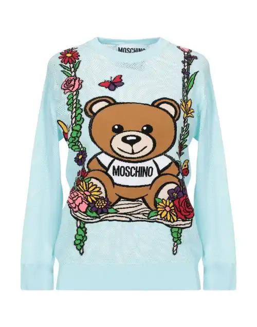 莫斯奇诺 moschino 天蓝 l int 【包邮 免关税】moschino 套衫 女