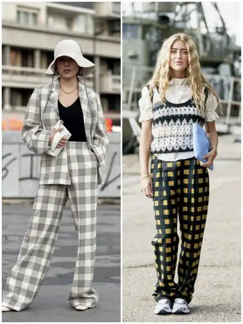 女生格子衣服配什么裤子(格子衣服穿搭技巧)_大全-幸福起航