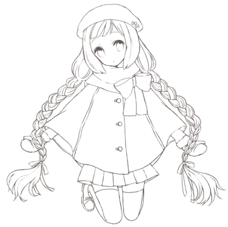 动漫女生怎么画 动漫女生简笔画画法