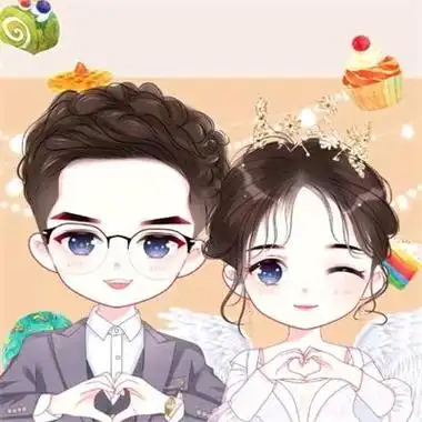 微信情侣头像唯美手绘小清新 手绘头像图片大全 -【爱个性】