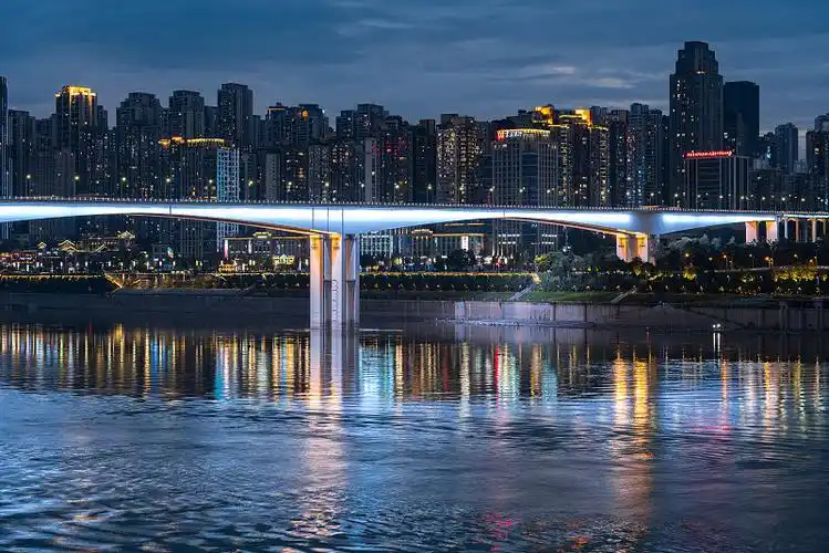 重庆黄花园大桥夜景图片下载