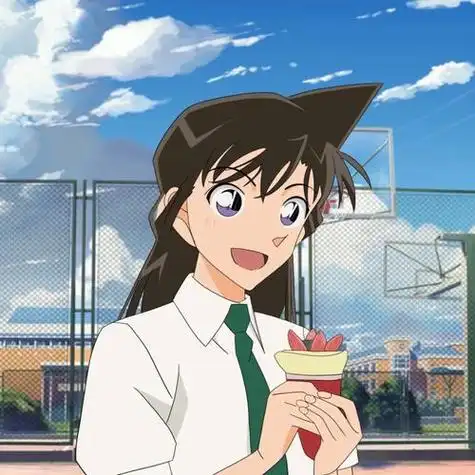 新一和小兰情侣头像哟