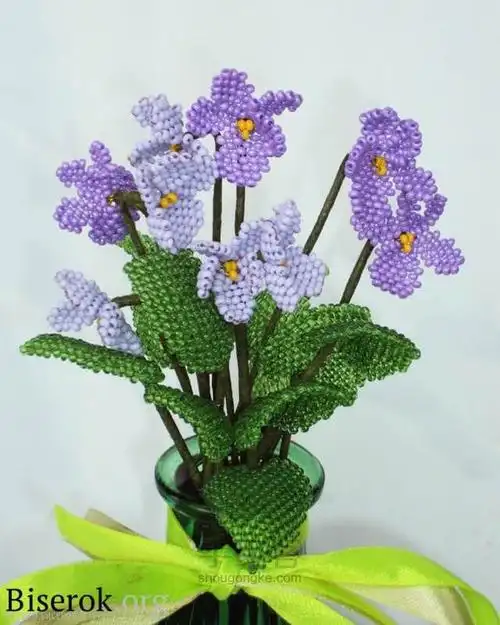 串珠花手工制作教程【转载】 第10步