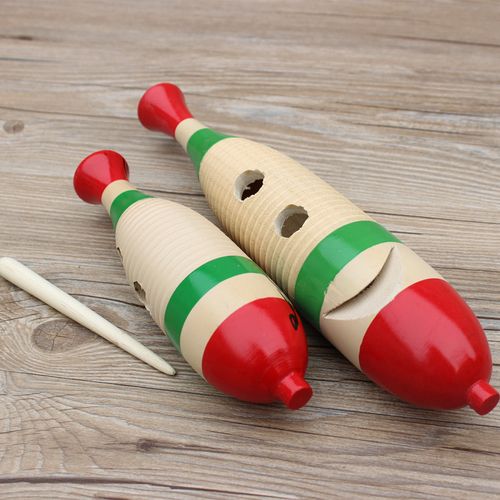 促销奥尔夫乐器蛙鸣筒儿童打击乐器玩具刮幼儿园早教木制小鱼蛙