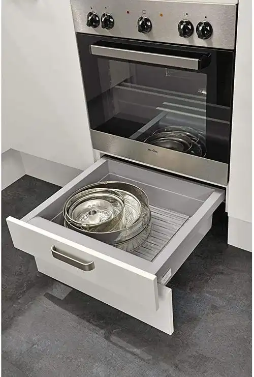 vasalat 抽屉 适用于嵌入式烤箱 厨房橱柜抽屉系统 60 厘米 套装 4