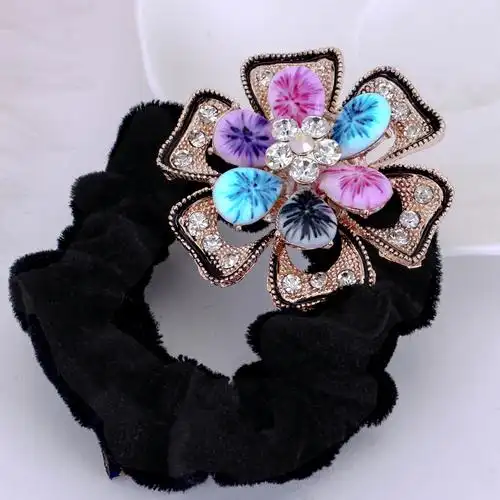 优雅珍珠发圈头花饰品盘发水钻发夹韩版头饰品发箍发卡女头花发带特价