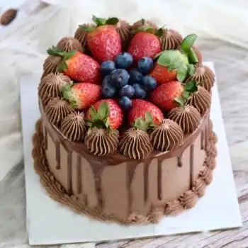 芙瑞多 巧克力生日蛋糕朱古力网红创意定制同城配送全国当日送达送