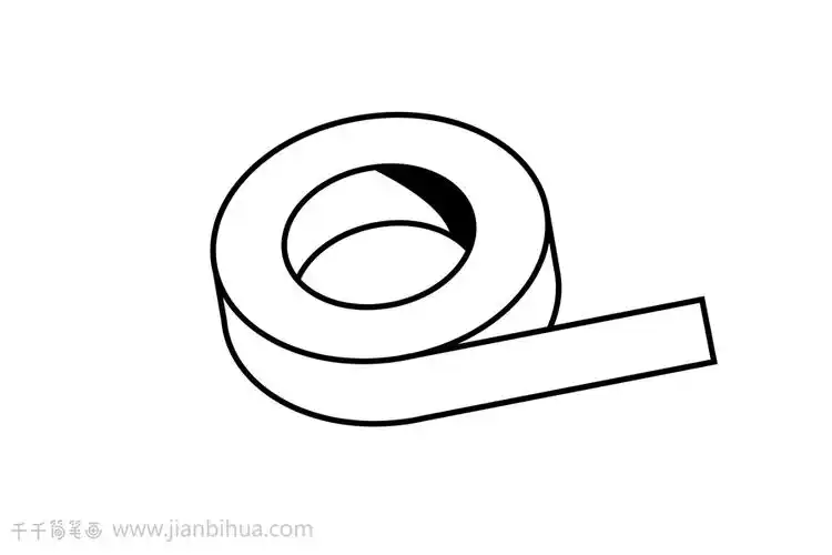 胶带简笔画画法