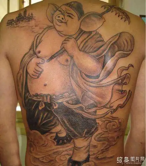 猪八戒纹身及手稿欣赏传说中的天蓬大元帅