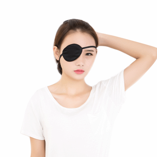 【梦之屋】儿童款真丝独眼单眼罩 训练纠正弱视散光近视 多色可选