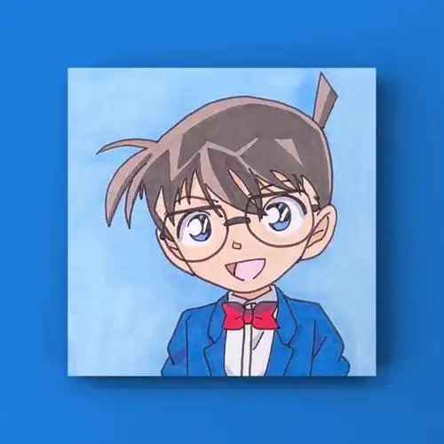 马克笔手绘名侦探柯南附线稿色号