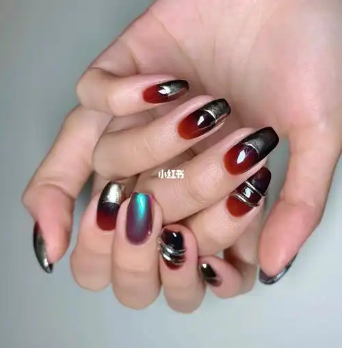 广应科美甲暗黑美甲