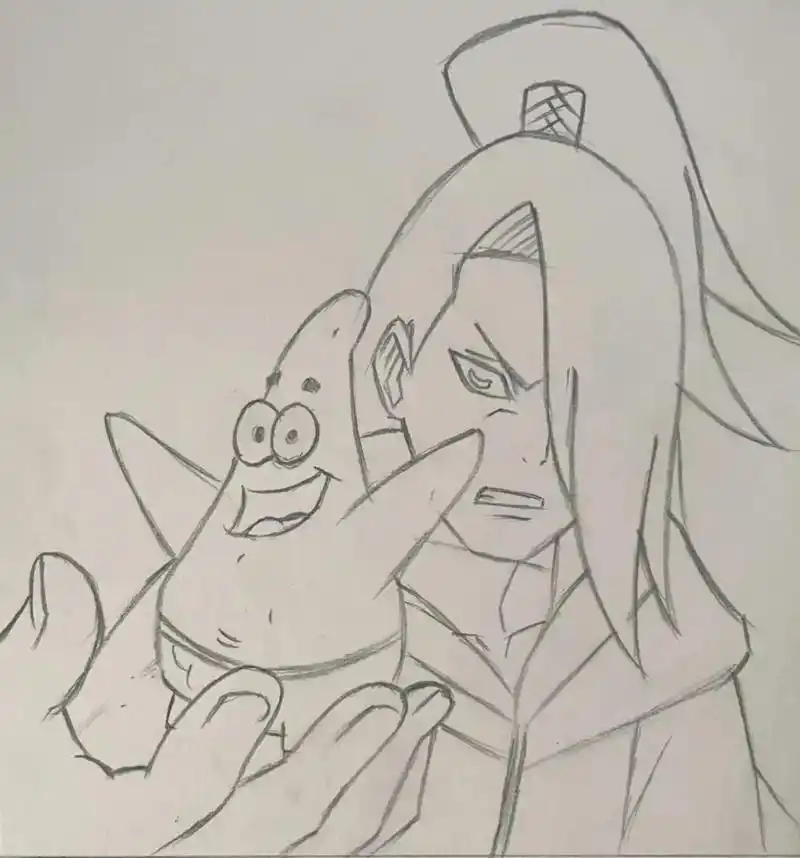 迪达拉:这就是我最高杰作   #手绘 - 抖音