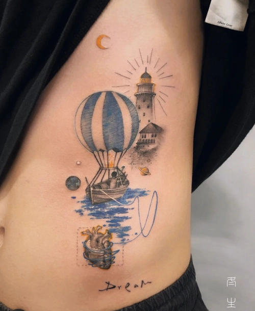 最新灯塔纹身图案大全男女灯塔纹身寓意14