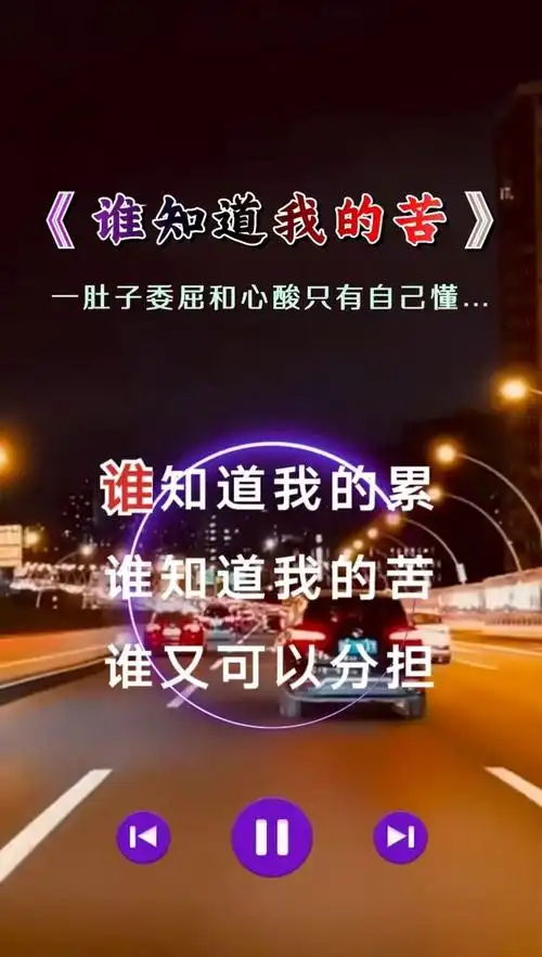 一肚子的心酸和委屈只有自己懂…#谁知道我的苦#扎心音乐 #委屈 #心酸