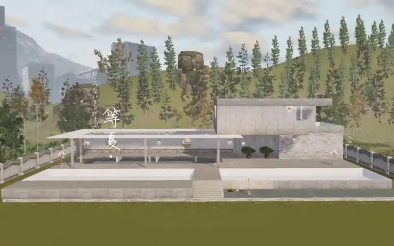 明日之后原创现代风等夏双人地基零氪结构可建