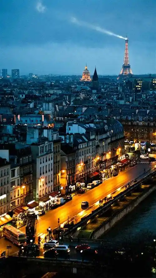 城市风光,夜景,高楼大厦,现代化建筑,手机壁纸唯美城市风光