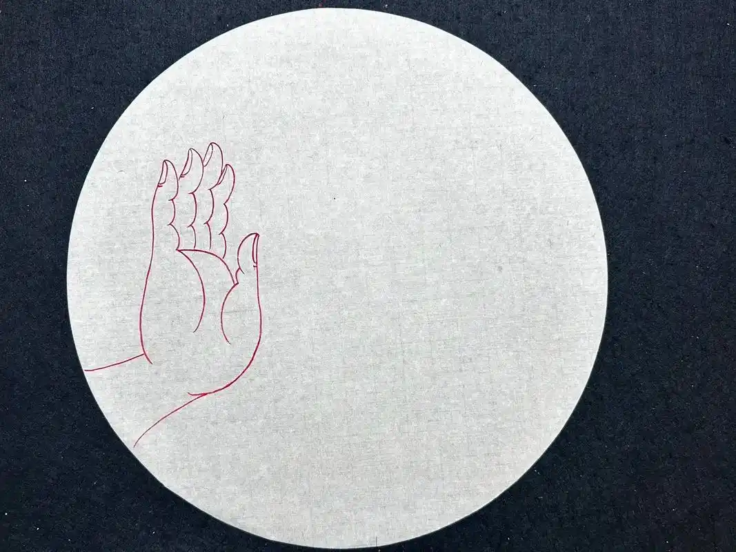 佛手印之施无畏印 #画画 #因为热爱所以坚持 #让喜欢的事成 - 抖音