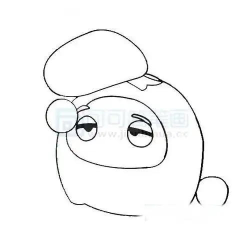 儿童卡通人物简笔画果宝特攻橙留香