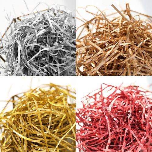 50g拉菲草填充物碎纸丝礼盒糖盒礼物包装装饰节日礼品手工diy配件