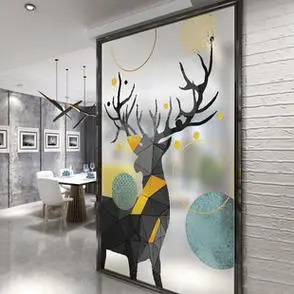 办公室玻璃门贴纸防窥视透光不透人创意窗户磨砂贴膜遮光防走光磨