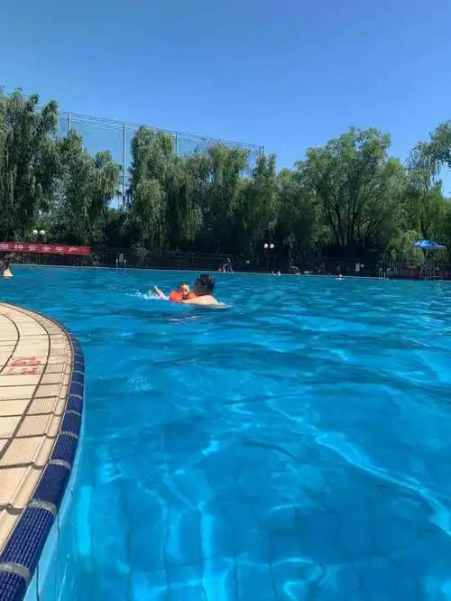 团结湖新海滨乐园-"第一次来这个公园感觉挺好,小弟放假就带他.